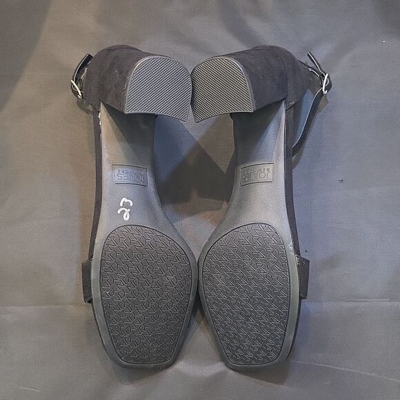 BRAND NEW JONES NEW YORK ANKLE STRAP HEEL with SPARKLE BOW SANDAL - Picture 12 of 15